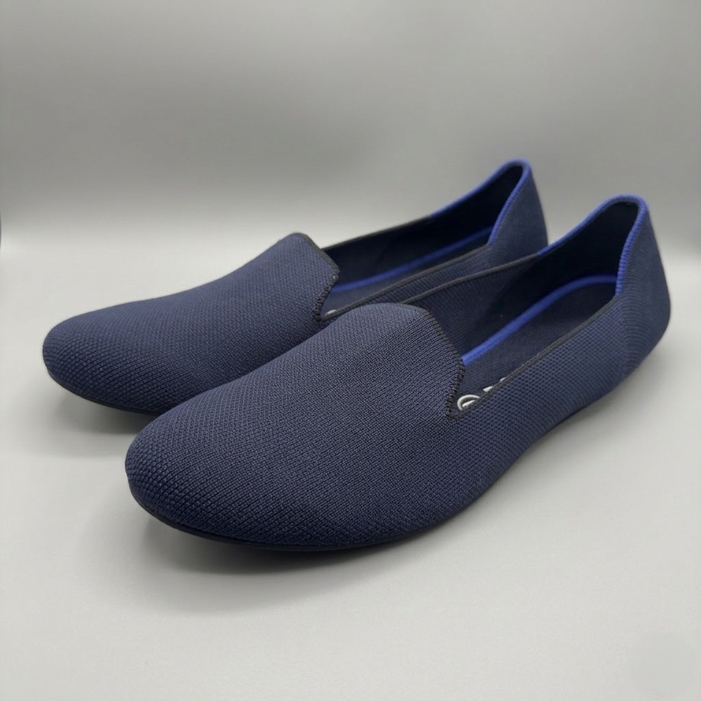 Rothys The Loafer Navy Blue 10.5 Slip On Flats Womens Comfort Shoes - Picture 4 of 7